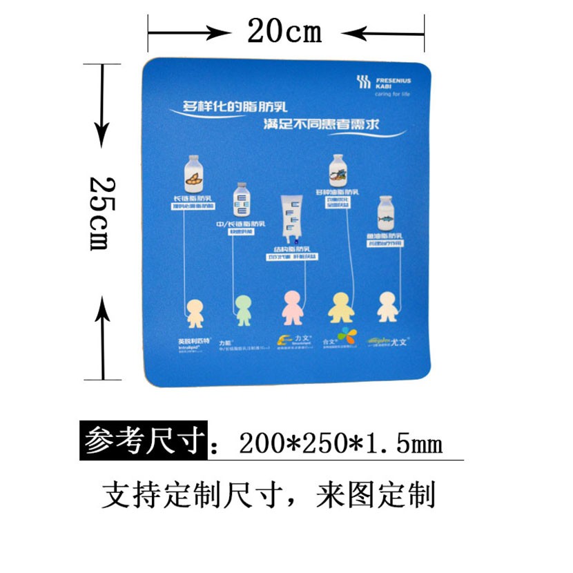 藍色皮革鼠標(biāo)墊